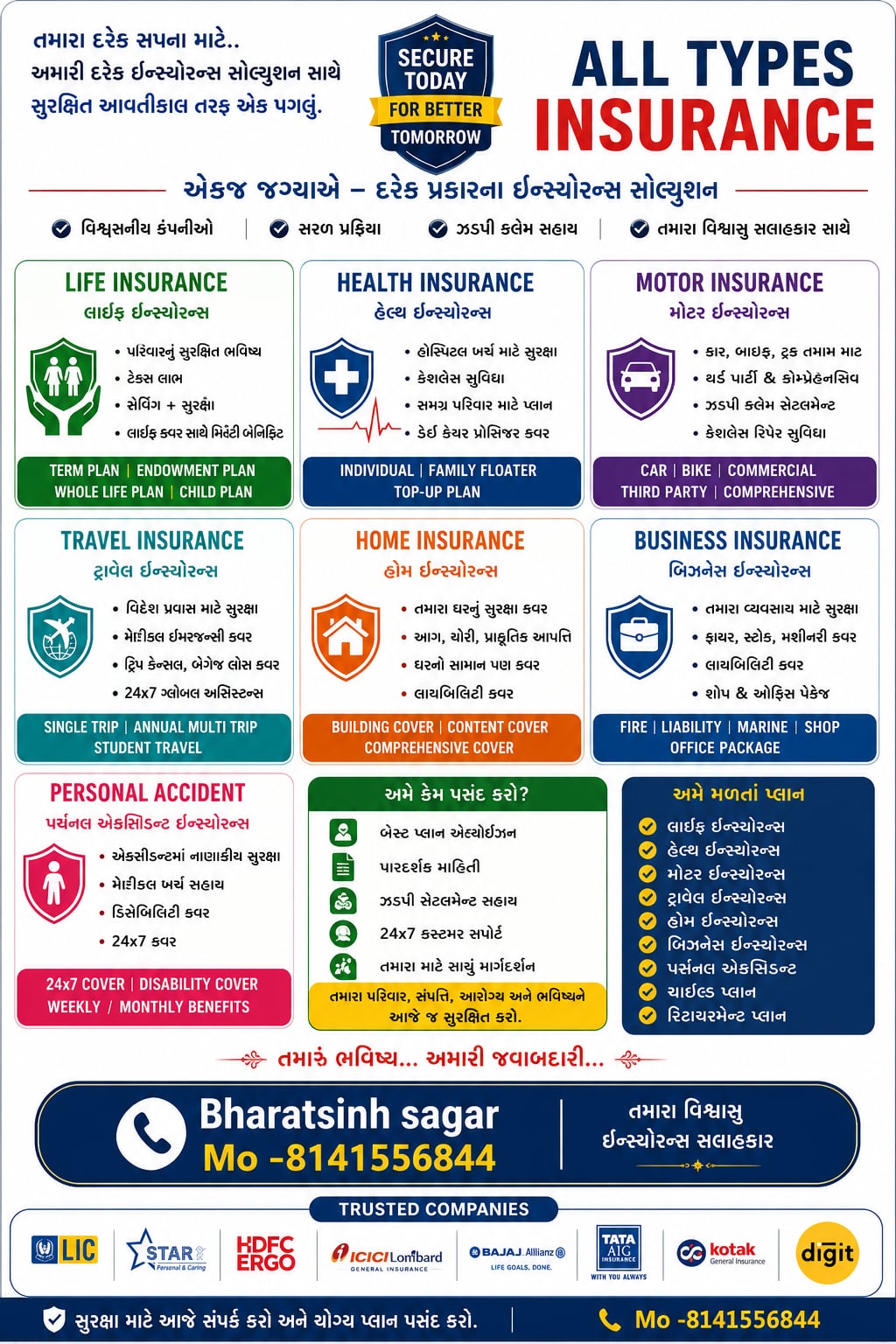 Loan and insurance and mutual fund distributor