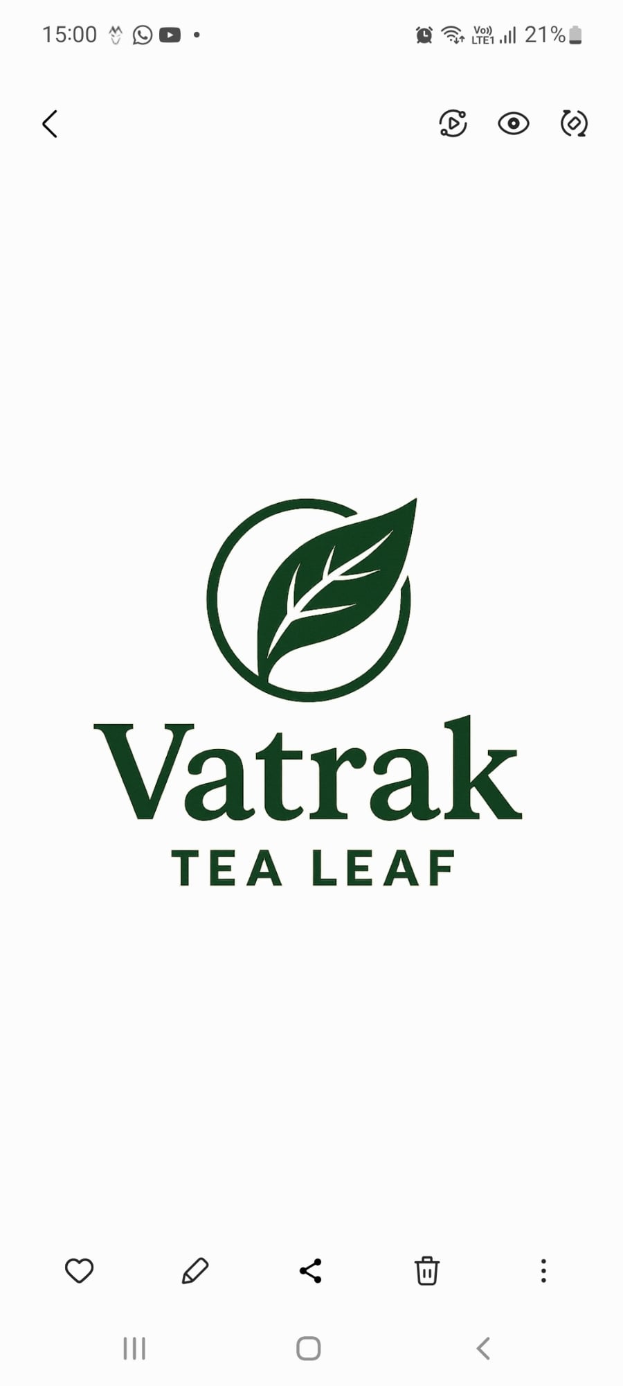 Vatrak Tea leaf