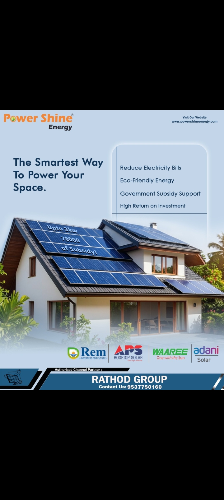 Power solar with RATHOD GROUP 